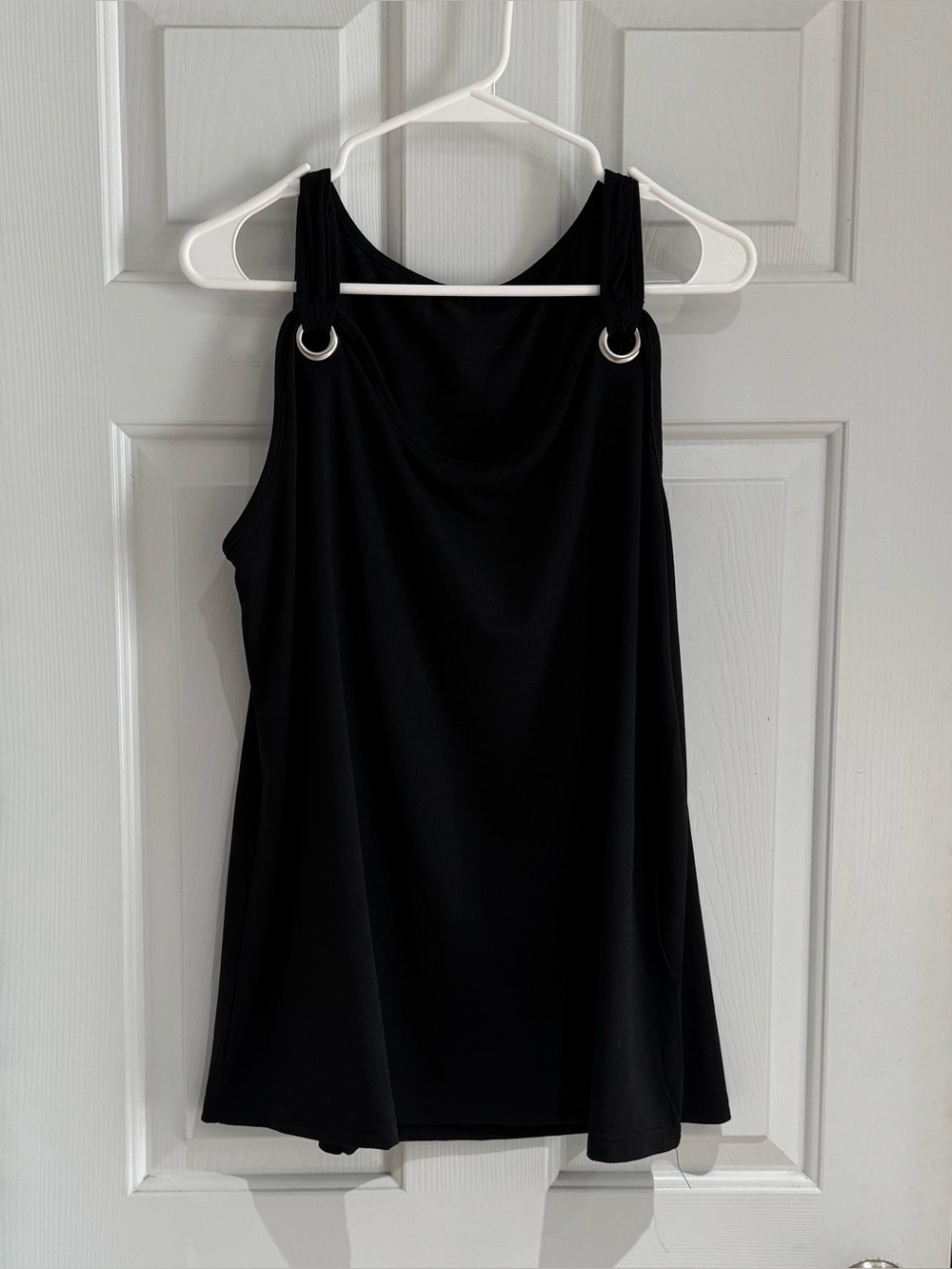 Black Sleeveless Top Size OXL